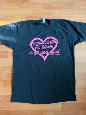 Fort Worth Texas Panther City BBQ T-Shirt - Size Large